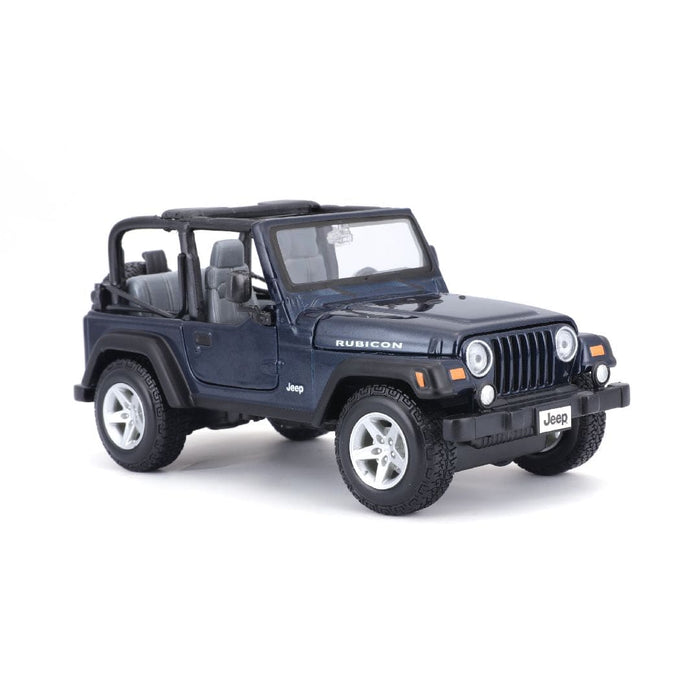 MAI31245 Maisto 1/27 SE Jeep Wrangler Rubicon (Metallic Blue)