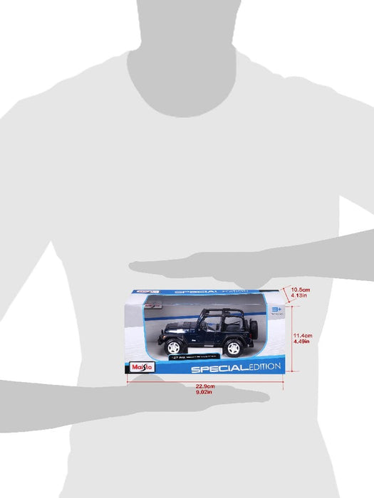 MAI31245 Maisto 1/27 SE Jeep Wrangler Rubicon (Metallic Blue)