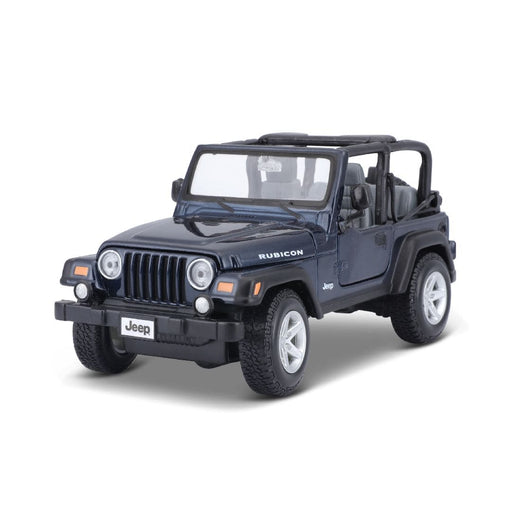 MAI31245 Maisto 1/27 SE Jeep Wrangler Rubicon (Metallic Blue)