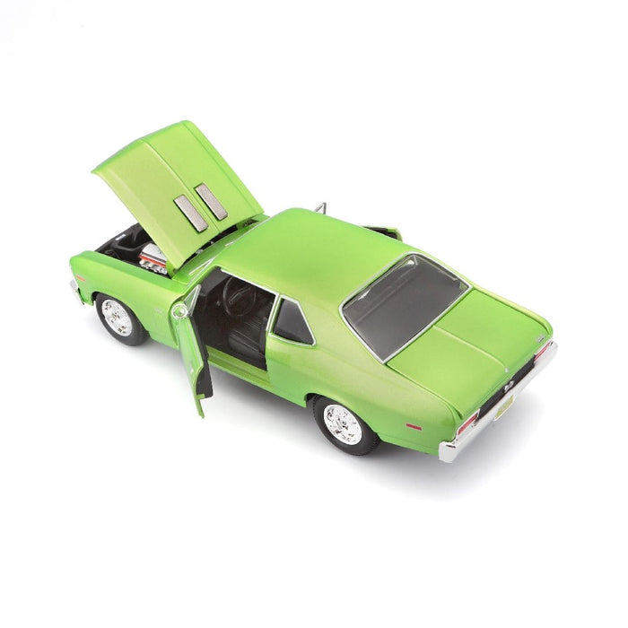 MAI31262 Maisto 1/24 SE 1970 Chevrolet Nova SS (Metallic Lime Green)