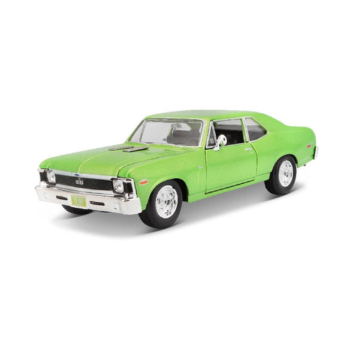 MAI31262 Maisto 1/24 SE 1970 Chevrolet Nova SS (Metallic Lime Green)