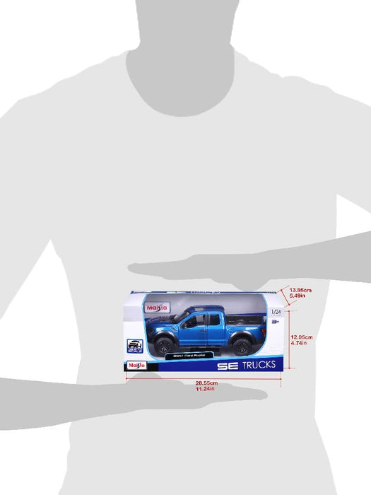 MAI31266 Maisto 1/24 SE Trucks 2017 Ford F150 Raptor (Blue)