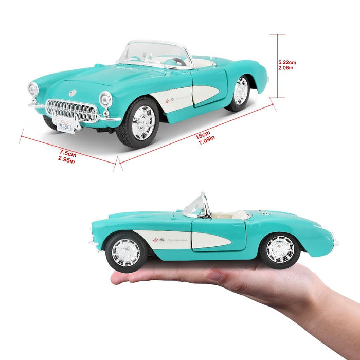 MAI31275 Maisto 1/24 SE 1957 Chevrolet Corvette (Turquoise)