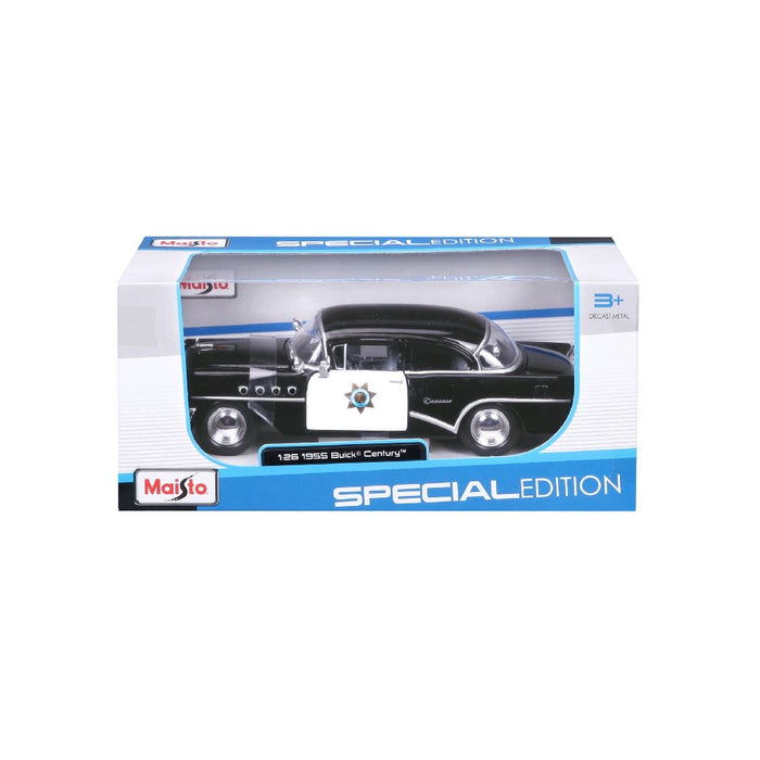 MAI31295 Maisto 1/26 SE 1955 Buick Century (Black)