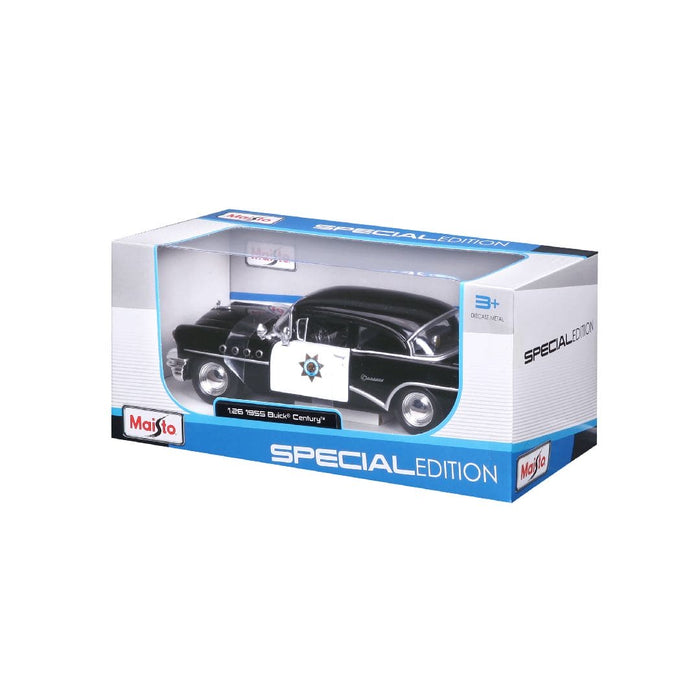 MAI31295 Maisto 1/26 SE 1955 Buick Century (Black)