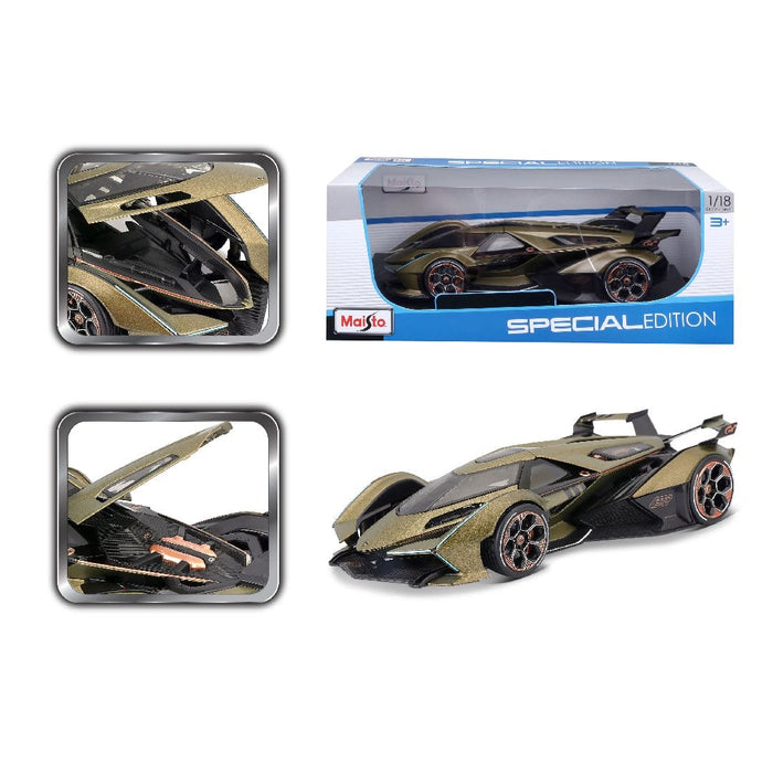 MAI31454 Maisto 1/18 SE 2020 Lambo V12 Vision Gran Turismo (Matte Green)