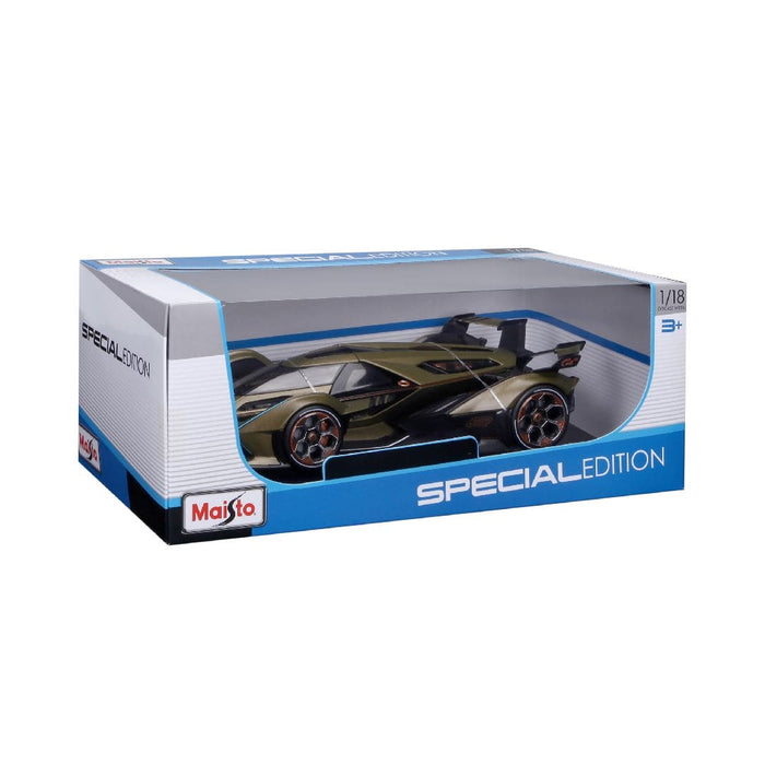 MAI31454 Maisto 1/18 SE 2020 Lambo V12 Vision Gran Turismo (Matte Green)