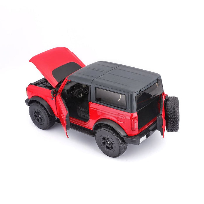 MAI31456 Maisto 1/18 SE 2021 Ford Bronco Wildtrak 2dr (Red)