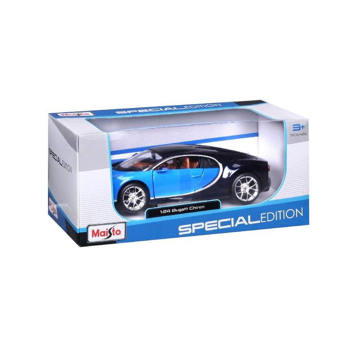 MAI31514 Maisto 1/24 SE Bugatti Chiron (Blue/Deep Blue)