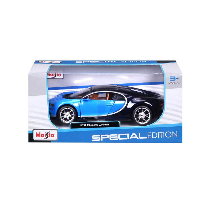 MAI31514 Maisto 1/24 SE Bugatti Chiron (Blue/Deep Blue)