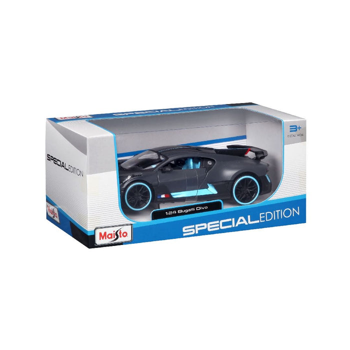 BUGATTI DIVO 2018 MATT BLACK 1:24 Maisto Auto Stradali -F- Nouveau modèle BUGATTI DIVO 2018 MATT BLACK 1:24 Maisto Auto Stradali -F- Nouveau modèle