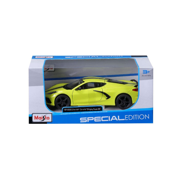 MAI31527 Maisto 1/24 SE 2020 Chevrolet Corvette Stingray Z51 (Yellow)
