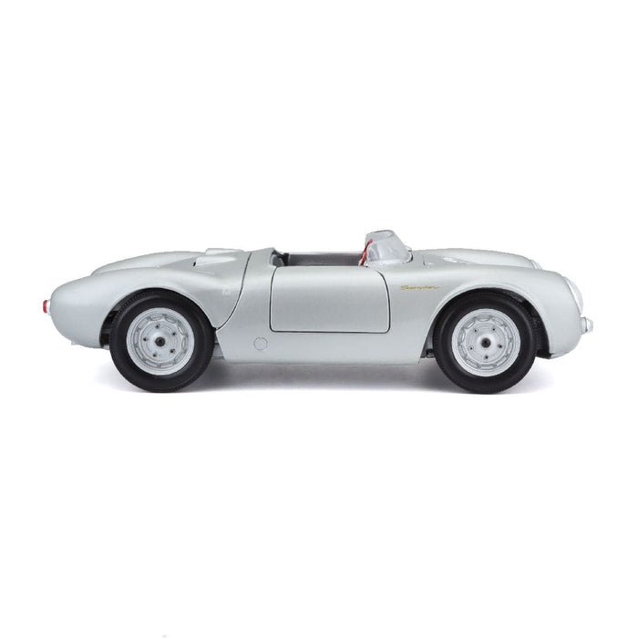 MAI31843 Maisto 1/18 SE 1956 Porsche 550A Spyder (Silver)