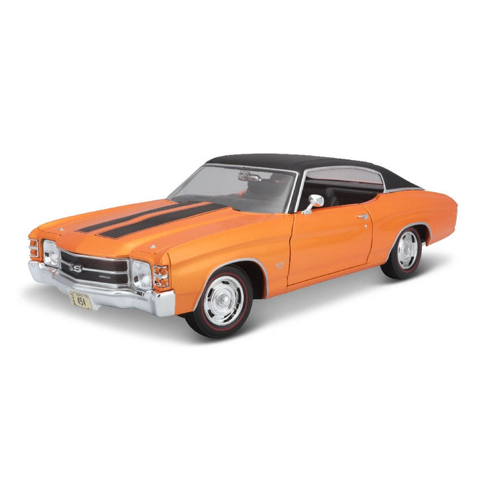 MAI31890 Maisto 1/18 SE 1971 Chevrolet Chevelle SS 454 Cpe (Orange)