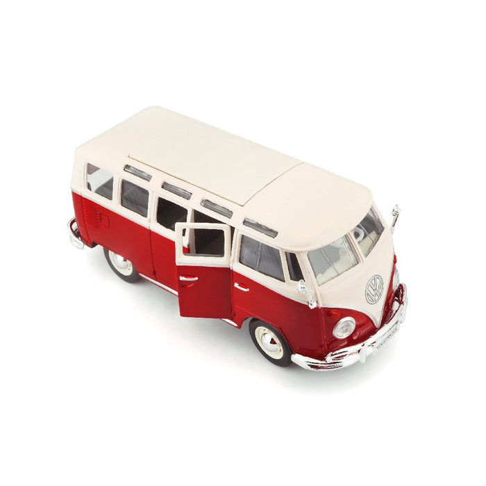 MAI31956 Maisto 1/25 SE Volkswagen Van "Samba" (White/Red)