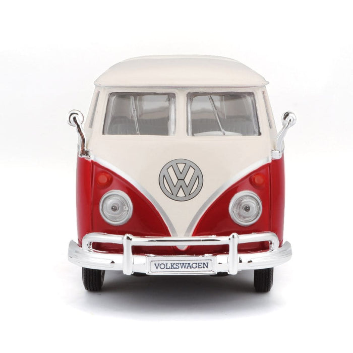MAI31956 Maisto 1/25 SE Volkswagen Van "Samba" (White/Red)