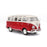 MAI31956 Maisto 1/25 SE Volkswagen Van "Samba" (White/Red)