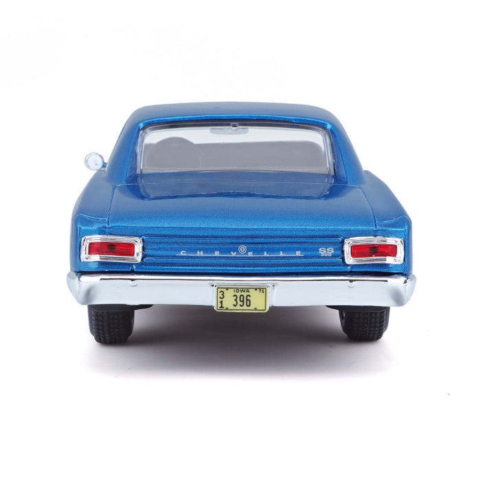 MAI31960 Maisto 1/24 SE 1966 Chevrolet Chevelle SS 396 (Metallic Blue)
