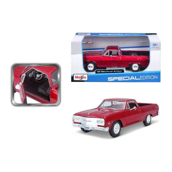 MAI31977 Maisto 1/25 SE 1965 Chevrolet El Camino (Metallic Red)