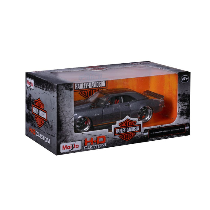 MAI32273 Maisto 1/24 H-D Custom 1968 Chevrolet Camaro (Met. Gray)