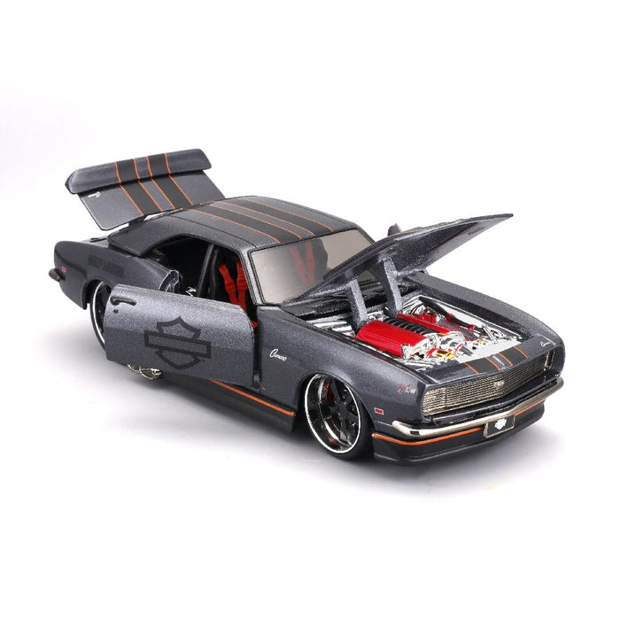 MAI32273 Maisto 1/24 H-D Custom 1968 Chevrolet Camaro (Met. Gray)