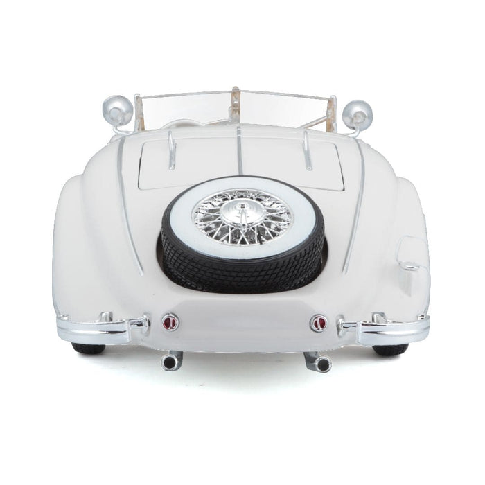 MAI36055 Maisto 1/18 PE 1936 M-B 500 K Typ Specialroadster (White)