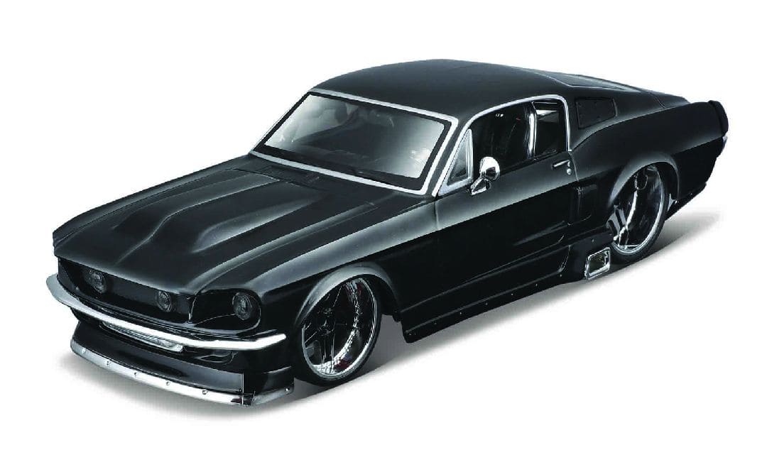 MAI39094 Maisto 1/24 Des AL 1967 Ford Mustang GT (Flat Black)