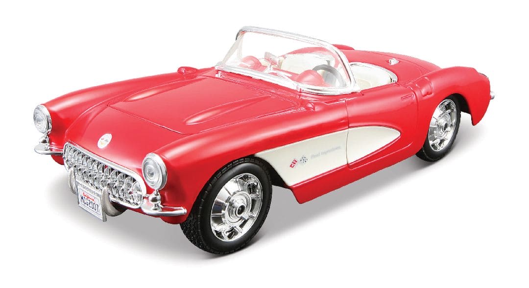 MAI39275 Maisto 1/24 AL 1957 Chevrolet Corvette (Red)