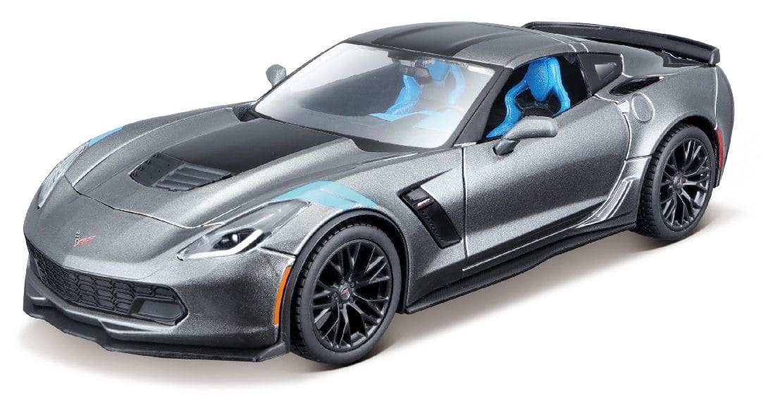 MAI39527 Maisto 1/24 AL 2017 Chevrolet Corvette Grand Sport (Grey)