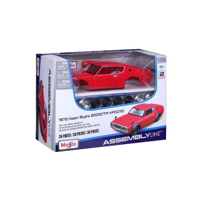MAI39528 Maisto 1/24 AL 1973 Nissan Skyline 2000GT-R (Red)