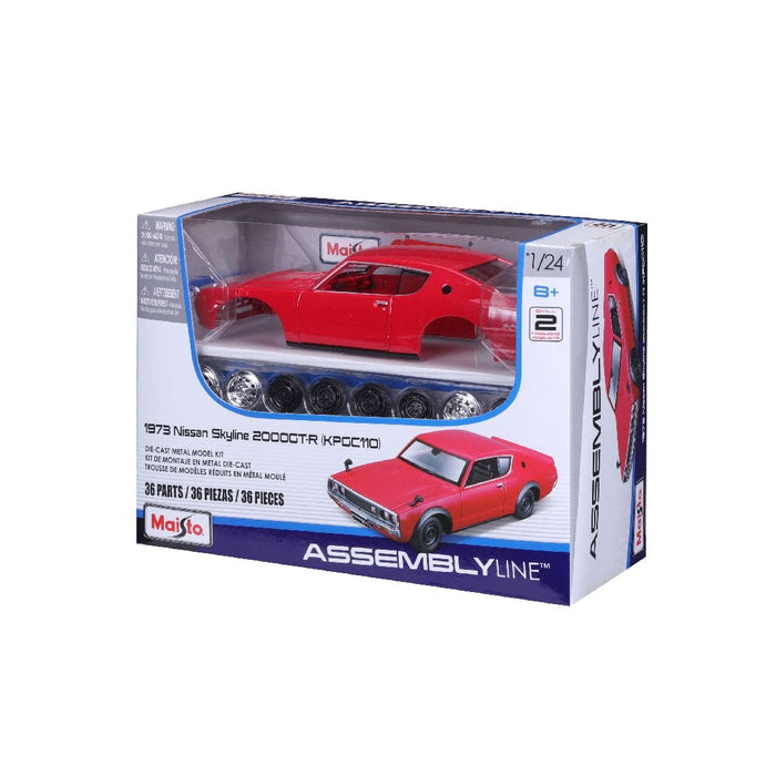 MAI39528 Maisto 1/24 AL 1973 Nissan Skyline 2000GT-R (Red)