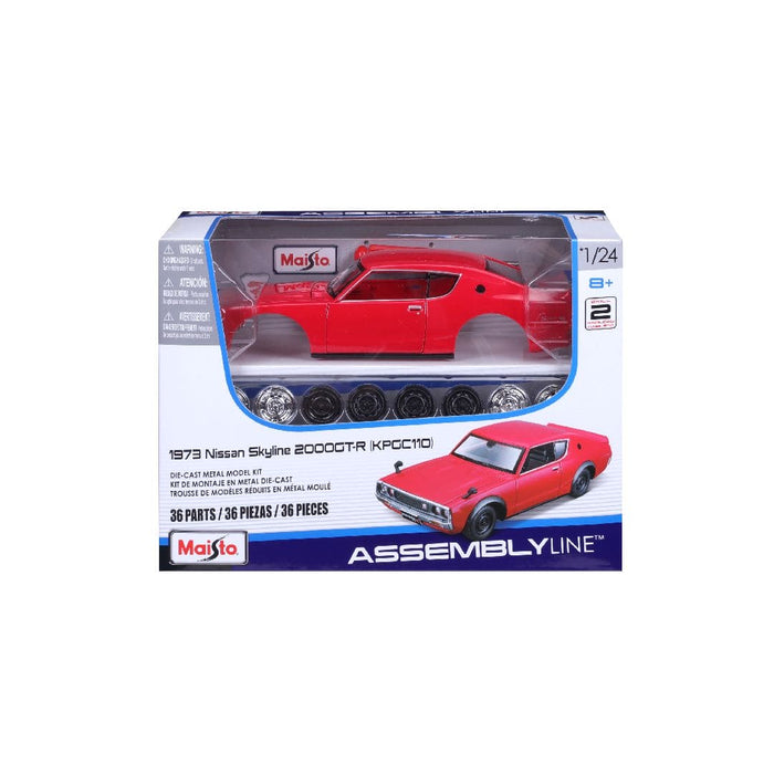 MAI39528 Maisto 1/24 AL 1973 Nissan Skyline 2000GT-R (Red)
