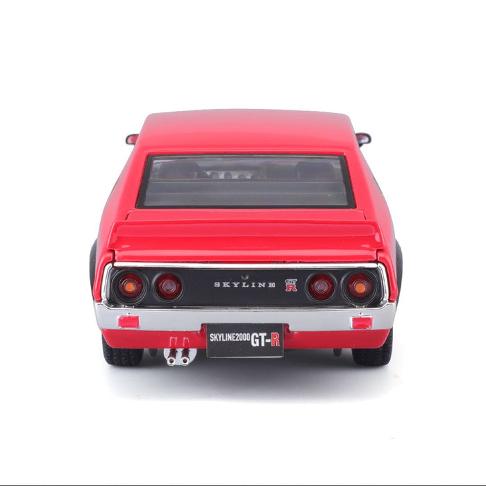 MAI39528 Maisto 1/24 AL 1973 Nissan Skyline 2000GT-R (Red)