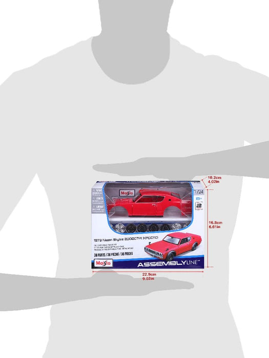 MAI39528 Maisto 1/24 AL 1973 Nissan Skyline 2000GT-R (Red)