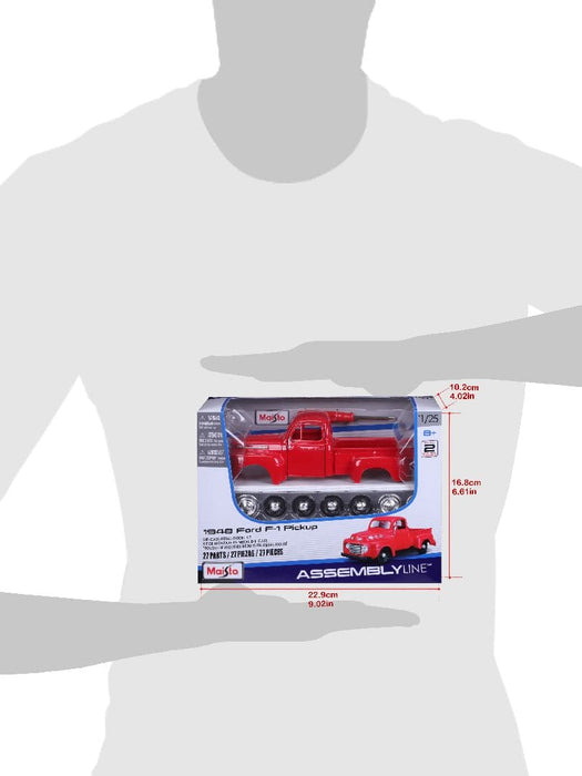 MAI39935 Maisto 1/24 AL 1948 Ford F-1 Pick-up (Red)
