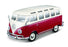 MAI39956 Maisto 1/25 1962 AL VW Samba Van (White/Red)