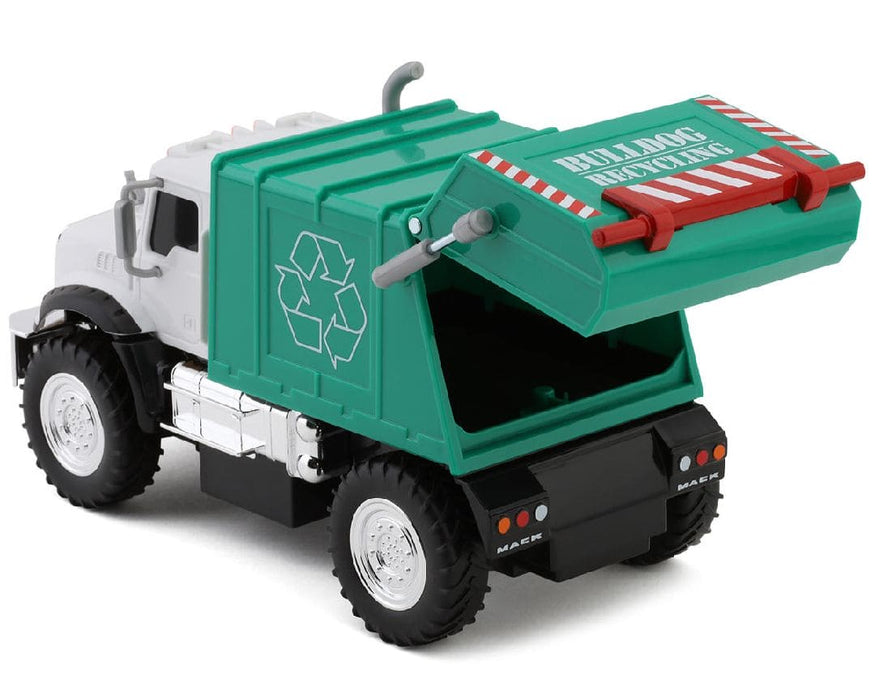 MAI82182 Maisto R/C Work Machines MACK Refuse Truck - White/Green