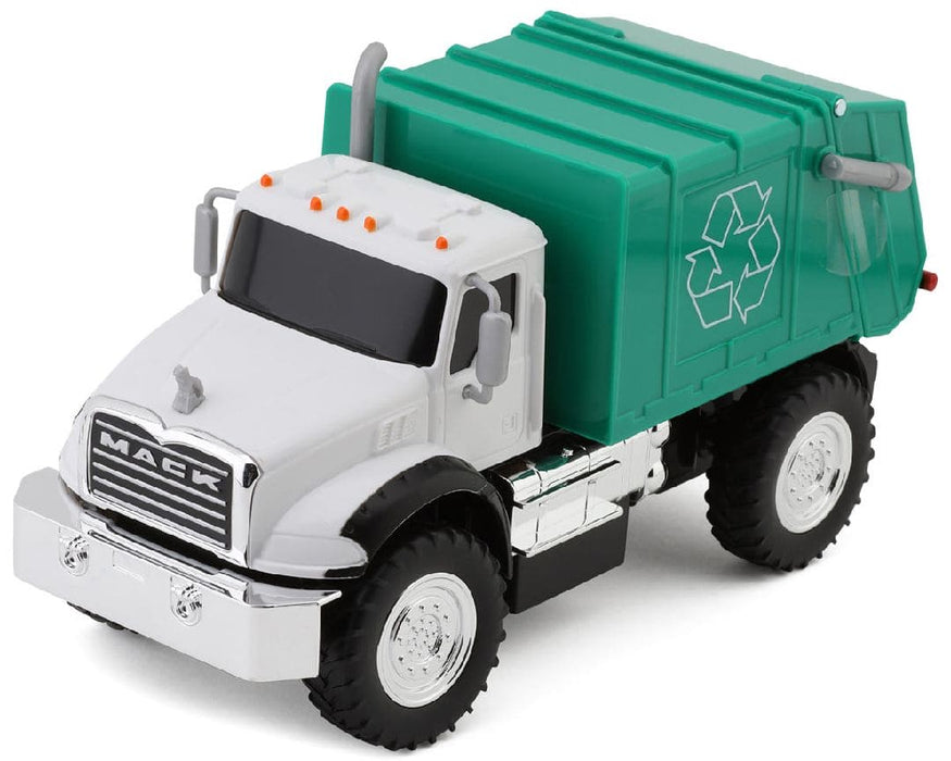 MAI82182 Maisto R/C Work Machines MACK Refuse Truck - White/Green