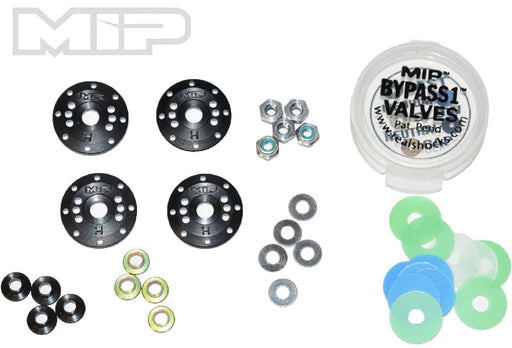 MIP24410 Bypass1™ Tapered Hi-Flow Piston Kit, 8-Hole x 1.2mm, 1/8th Scale