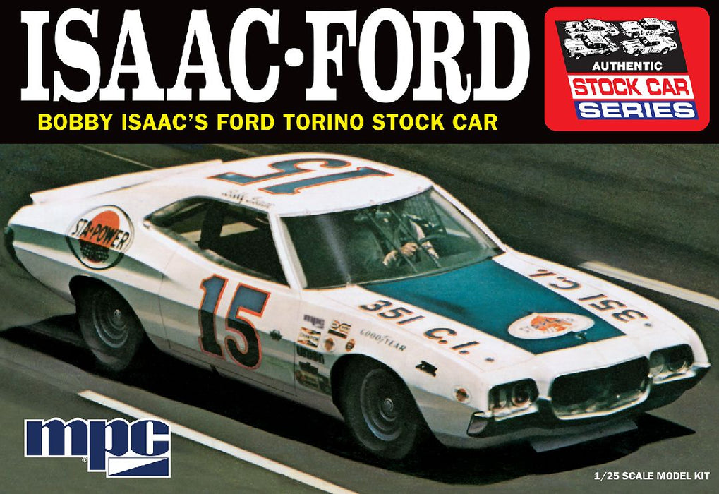 MPC1038/12 MPC 1/25 'Bobby Issac 1972 Ford Torino Stock Car Kit (Level 2)