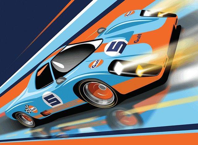 MPC1043/12 AMT Gulf Racing Inpostore Collector Tin