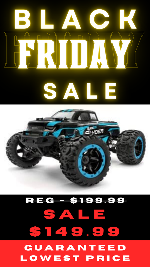 BZN540104 Slyder 1/16th RTR 4WD Electric Monster Truck - Blue **If you do order from this Sale, ALL sales are final sale