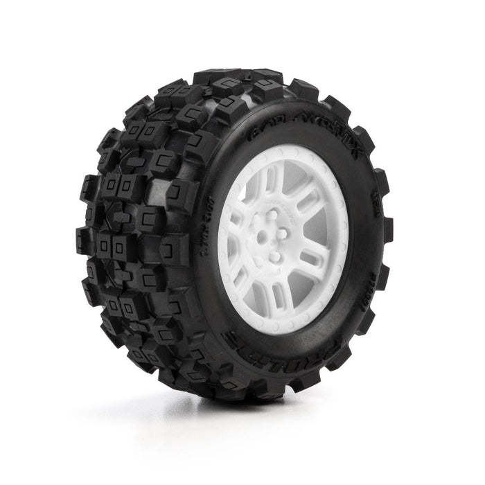 PRO1030113 Pro-Line Badlands MX MT Tires MTD Split Six Mini KRATON White