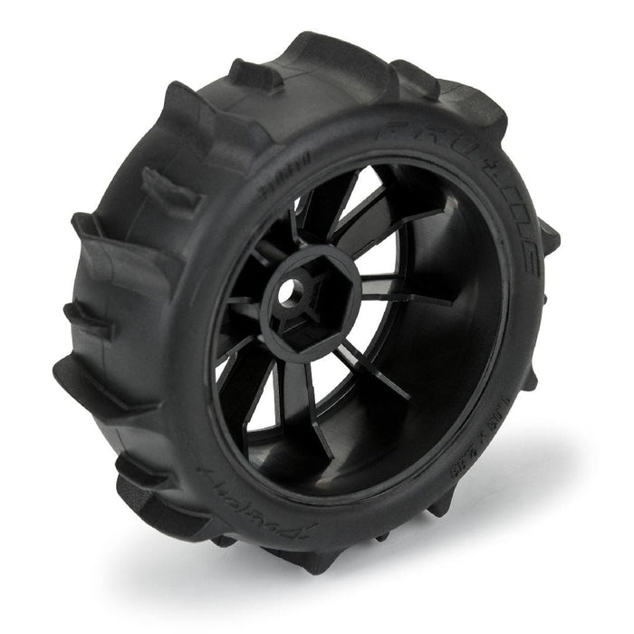 PRO1031010 1/14 Dumont F/R Tires MTD 12mm Black Mach-10 (4): Typhon GROM