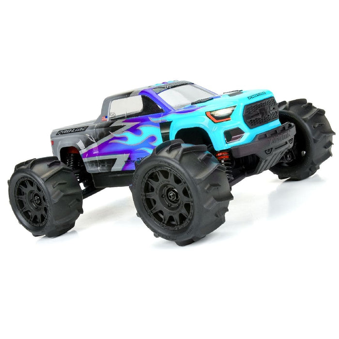 PRO1031110 1/18 Dumont F/R Tires MTD 12mm Black Raid (4): Granite GROM