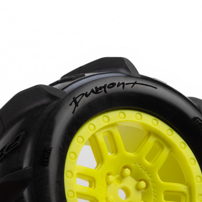 PRO1031212 Pro-Line Dumont MT Tires MTD Split Six Mini KRATON - Yellow
