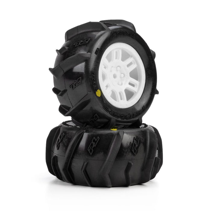 PRO1031213 Pro-Line Dumont MT Tires MTD Split Six Mini KRATON - White