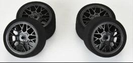 PRO1031610 Pro-Line Fifty6 Foam Tire on Circuit Black Wheel 8mm Hex (4)
