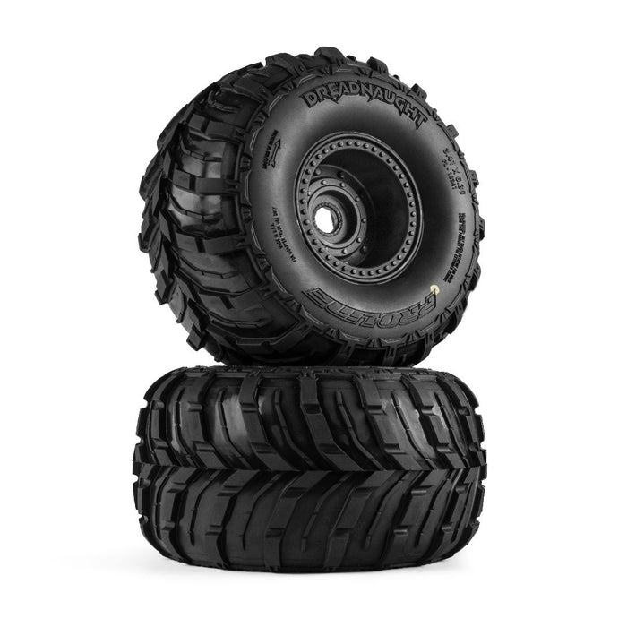 PRO1034110 Pro-Line Dreadnaught 2.2" F/R Tire MTD QUAKE 4S Wheel: QUAKE 4S