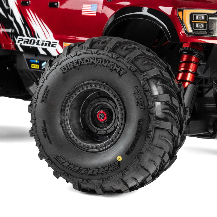 PRO1034110 Pro-Line Dreadnaught 2.2" F/R Tire MTD QUAKE 4S Wheel: QUAKE 4S